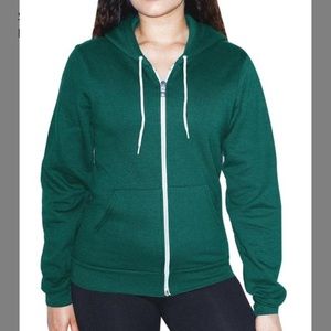 Dark Green Forest Flex Fleece Sweatshirt/Hoodie
